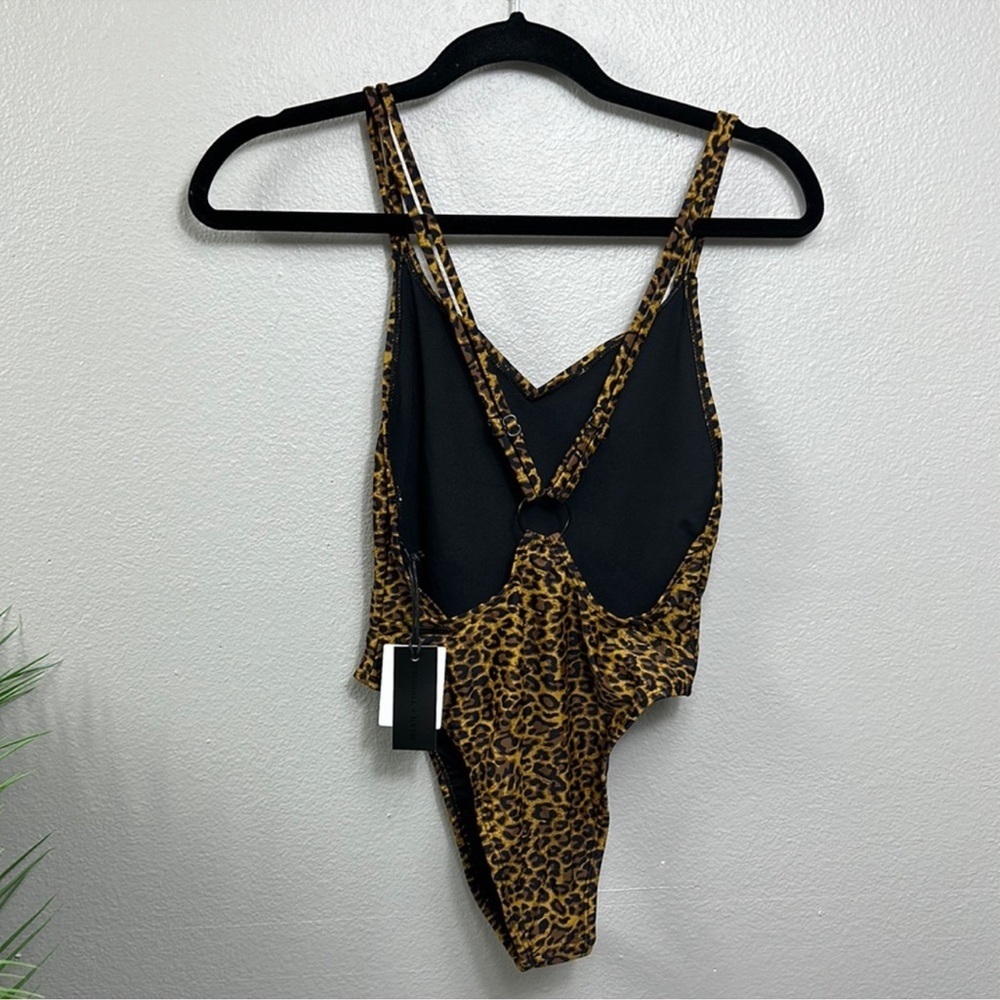 NWT Kendall & Kylie Leopard Print One Piece Swimsuit - Picture 6 of 10
